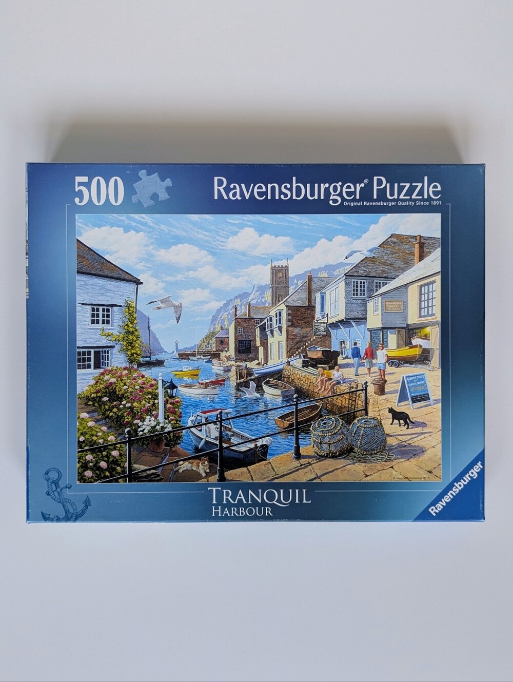 Ravensburger Puzzle Tranquil Harbour 500 Piece Jigsaw